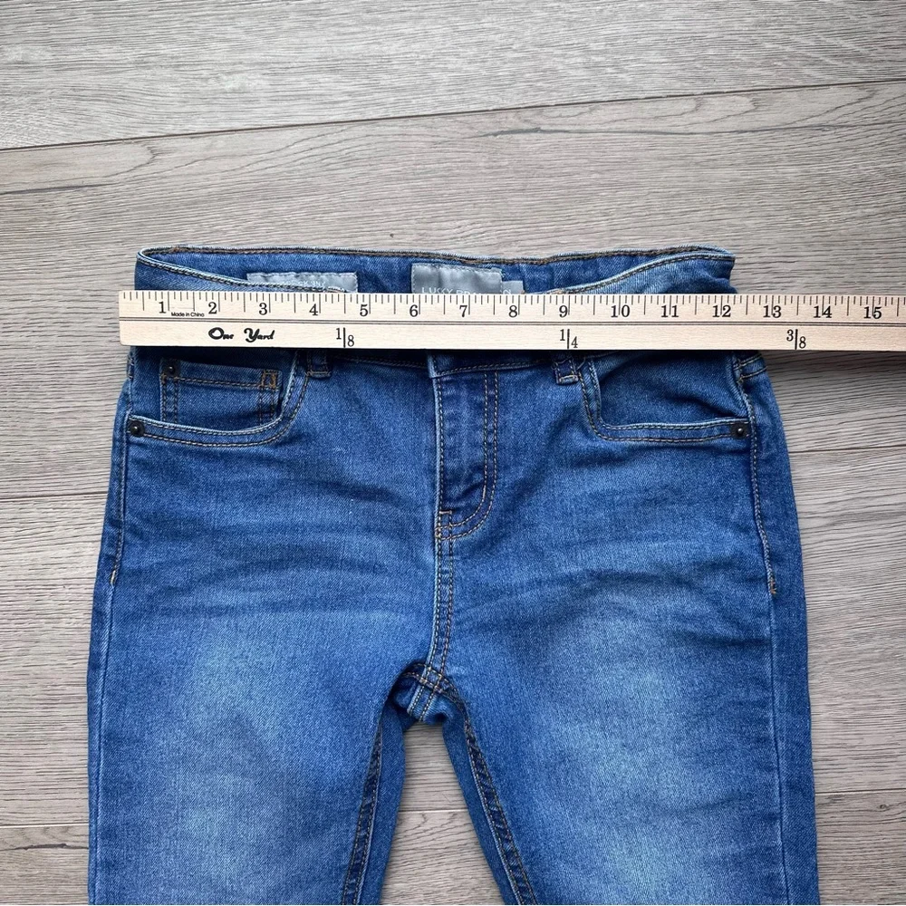 Lucky Brand Girls Zoe Skinny Jeans Size‎ 12 Blue Stretch Denim